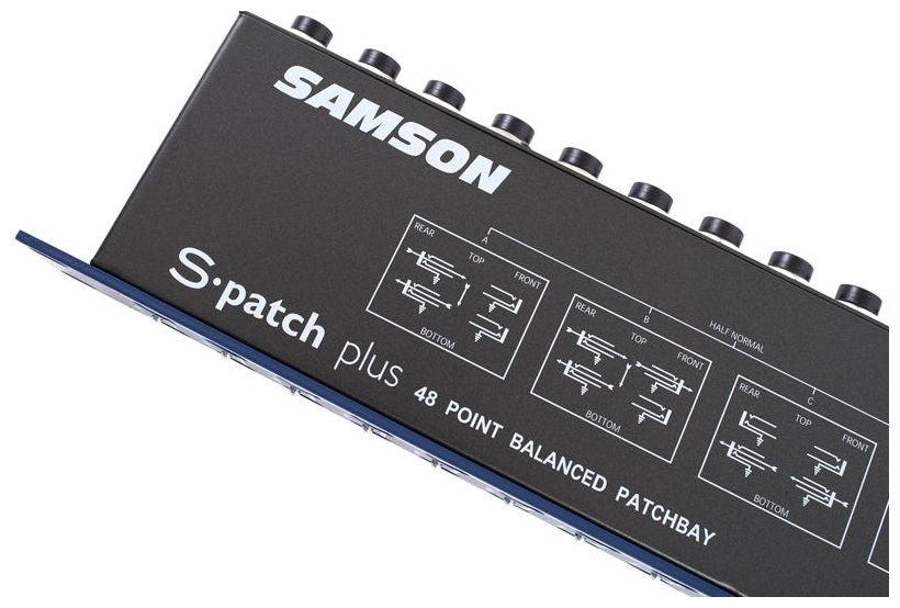 SAMSON S-PATCH PLUS PATCH BAY 48 CANALI BILANCIATI ED ESTREMANTE