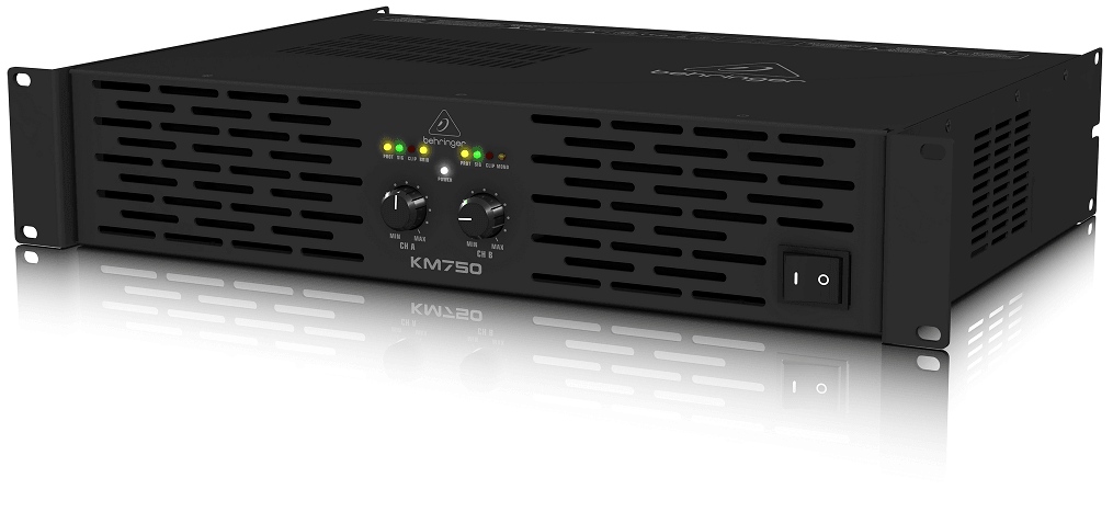 BEHRINGER KM750 AMPLIFICATORE FINALE DI POTENZA PROFESSIONALE DA 750 WATT 8 OHM BRIDGE 2 X 200W STEREO 2 X 400W 4 OHM - TechSoundSystem.com