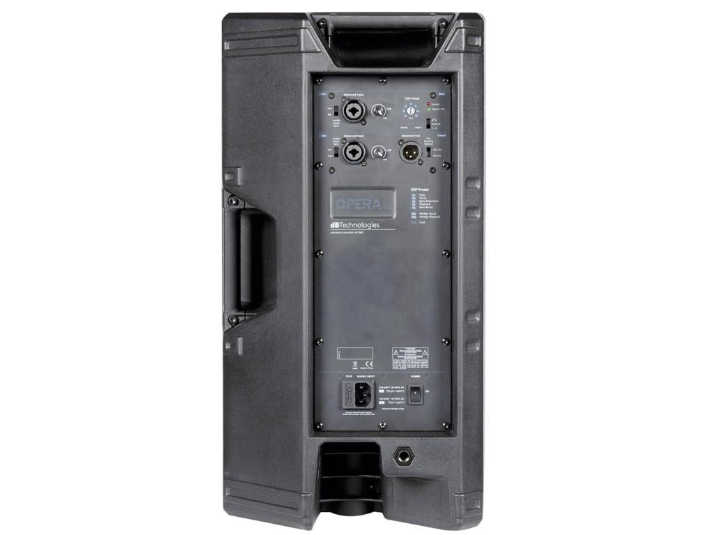 DB TECHNOLOGIES OPERA 10 CASSA ATTIVA 2 VIE WOOFER 10" 600 WATT RMS - TechSoundSystem.com