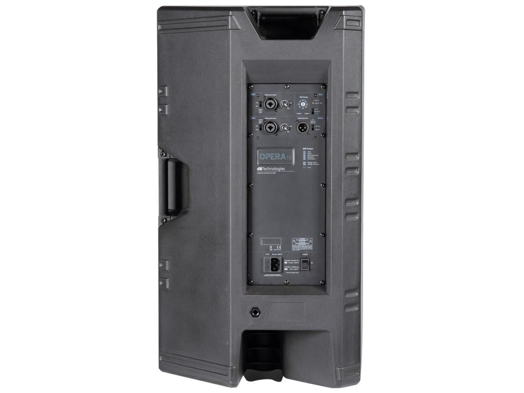 DB TECHNOLOGIES OPERA 15 CASSA ATTIVA 2 VIE WOOFER 15" 600 WATT RMS - TechSoundSystem.com