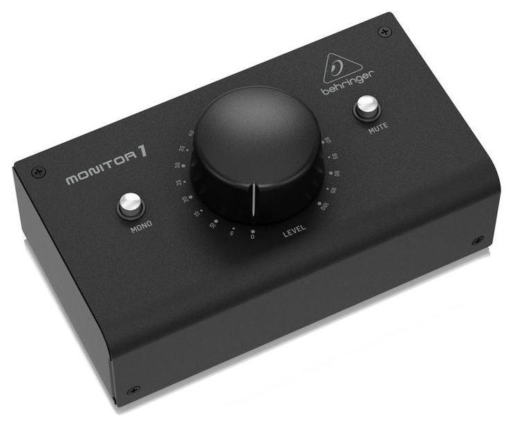 BEHRINGER MONITOR1 CONTROLLER VOLUME PASSIVO PER MONITOR DA STUDIO COLORE NERO - TechSoundSystem.com