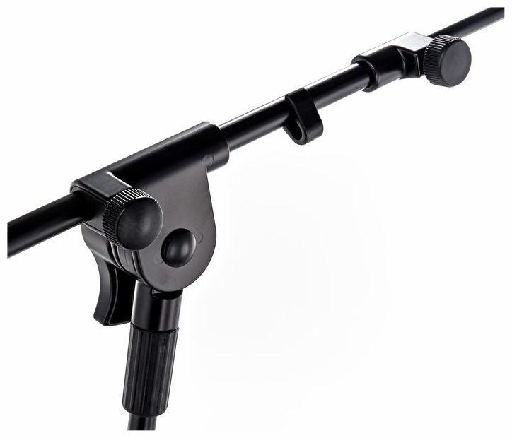 KONIG & MEYER 25600 ASTA MICROFONICA A GIRAFFA TELESCOPICA PROFESSIONALE COLORE NERO - TechSoundSystem.com