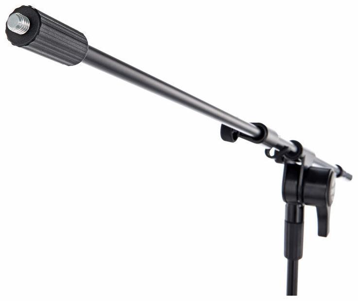 KONIG & MEYER 25600 ASTA MICROFONICA A GIRAFFA TELESCOPICA PROFESSIONALE COLORE NERO - TechSoundSystem.com