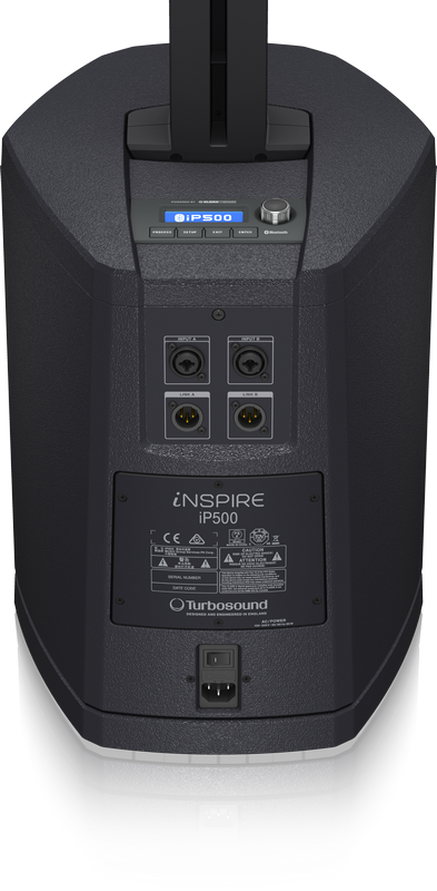 TURBOSOUND IP500 V2 SISTEMA ARRAY 600 WATT SUB 8" DSP KLARK TEKNIK (SST) 2 IN XLR COMBO + BLUETOOTH - TechSoundSystem.com