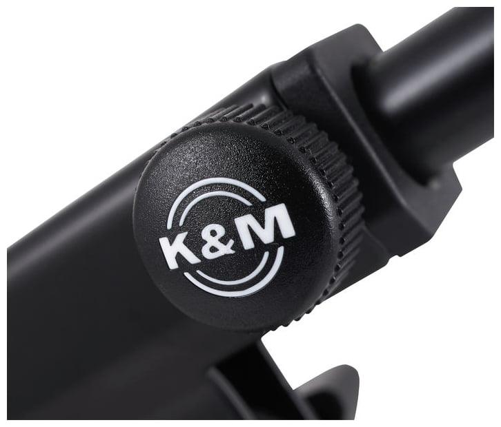 KONIG & MEYER 25950 ASTA NANA PER MICROFONO GIRAFFA TELESCOPICA PER BATTERIA GRANCASSA ALTEZZA RIDOTTA 425-725MM - TechSoundSystem.com