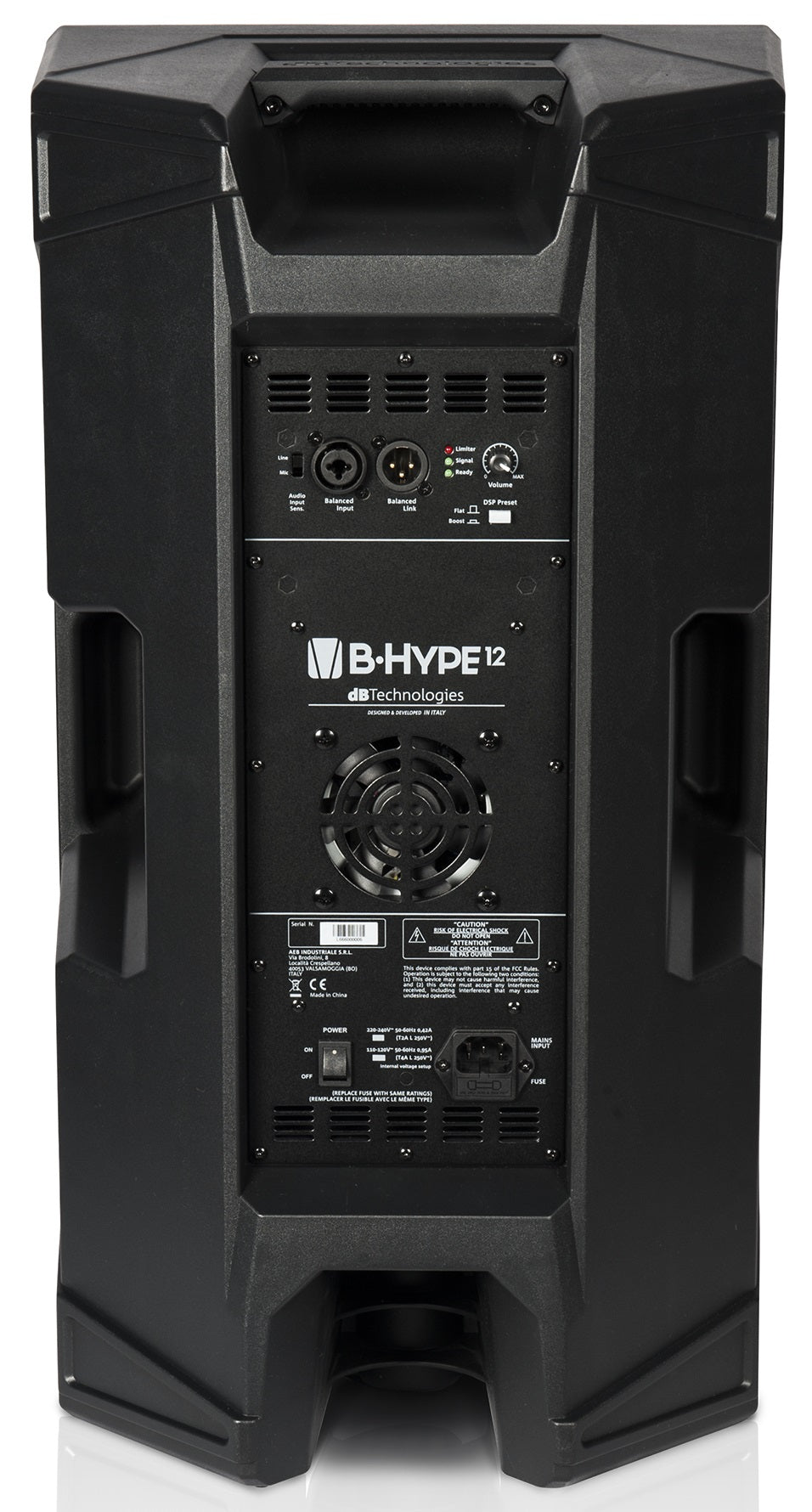 DB TECHNOLOGIES B-HYPE 12 CASSA ATTIVA 2 VIE 400W WOOFER 12" TWEETER 1" - TechSoundSystem.com