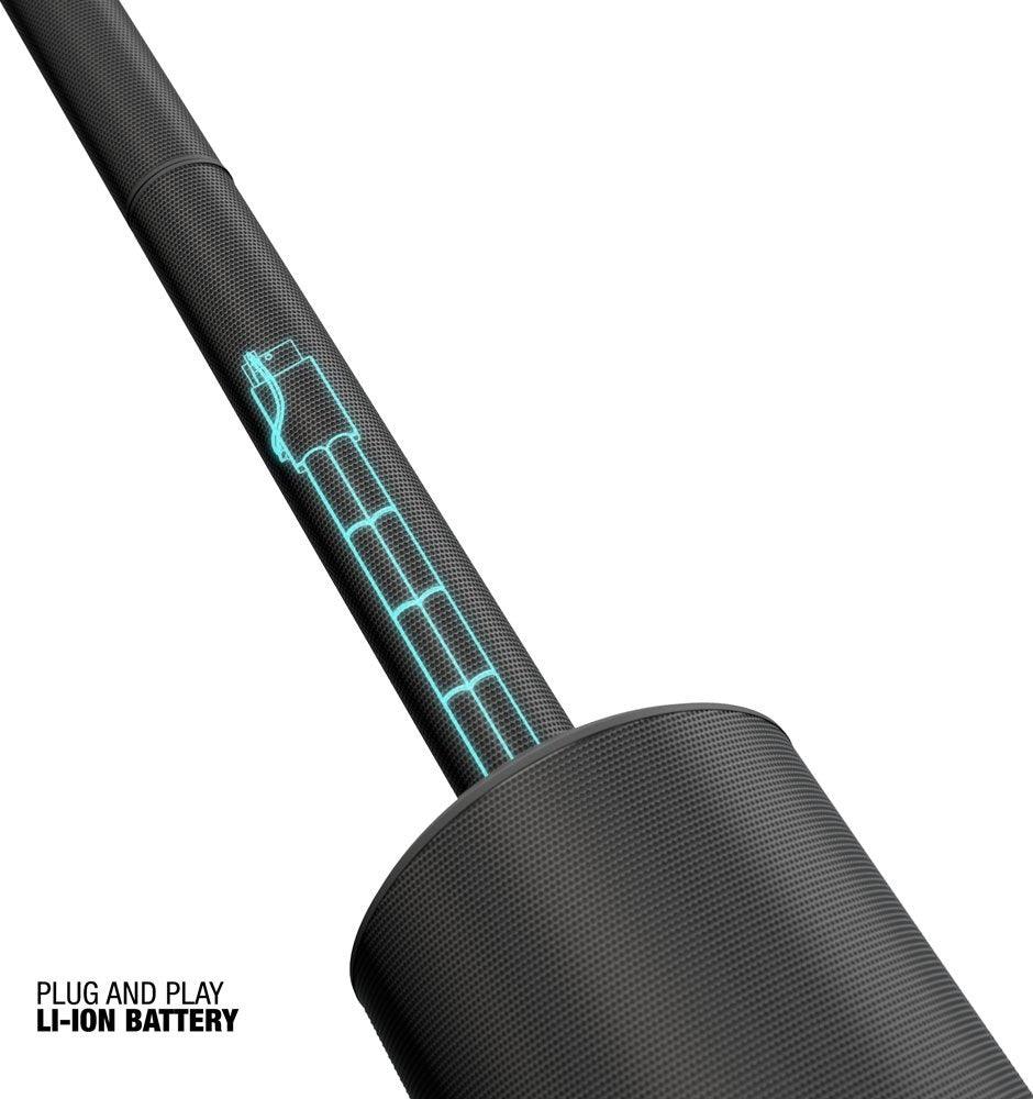 LD SYSTEMS MAUI5-GO SISTEMA PORTATILE A COLONNA BATTERIA RICARICABILE 10 ORE SUBWOOFER SATELLITI MIXER BLUETOOTH NERO - TechSoundSystem.com