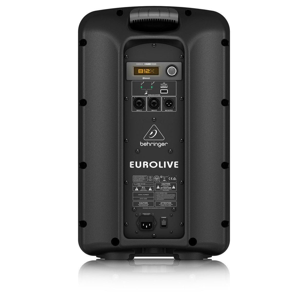 BEHRINGER B12X CASSA AMPLIFICATA BLUETOOTH WOOFER 12 POLLICI 1000 WATT - TechSoundSystem.com