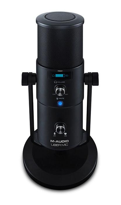 M-AUDIO UBER MIC MICROFONO A CONDENSATORE USB CON 4 DIAGRAMMI POLARI SELEZIONABILI - TechSoundSystem.com