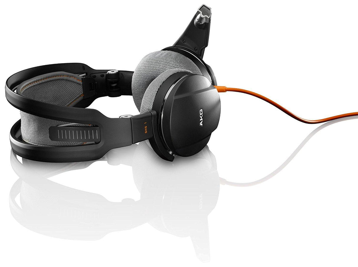 AKG GHS1 BK BLACK CUFFIA DA GAMING CHIUSA RISPOSTA IN FREQUENZA 18-24.000Hz CON MICROFONO INCORPORATO - TechSoundSystem.com