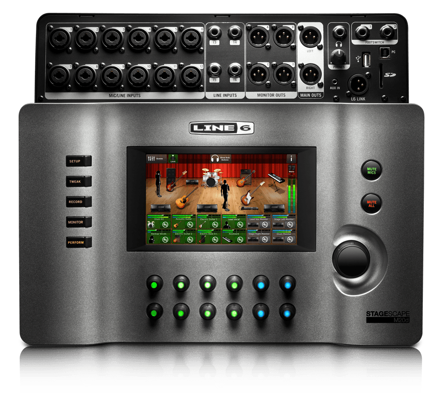 LINE 6 STAGESCAPE M20D MIXER DIGITALE 20 CANALI TOUCHSCREEN - TechSoundSystem.com