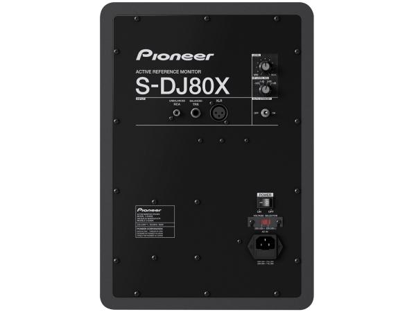 PIONEER S-DJ80X MONITOR ATTIVO 8"/1" 2 VIE NERO 160W - TechSoundSystem.com
