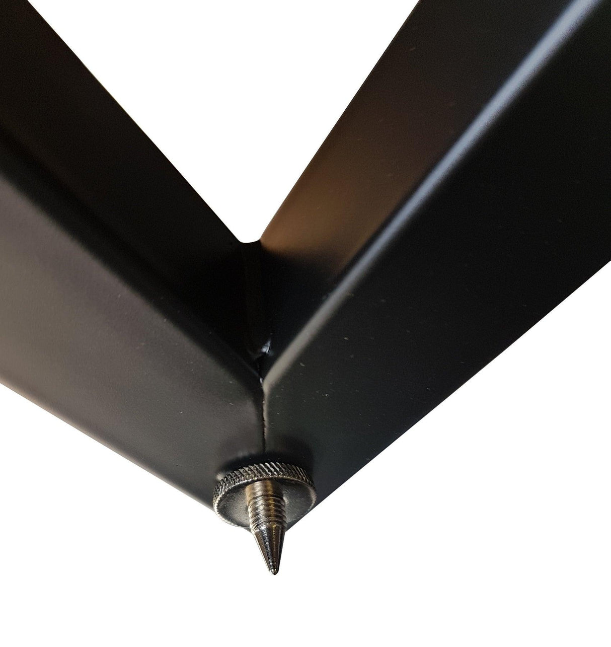 EXTREME SMS1 B SUPPORTO MONITOR DA STUDIO STAND CASSE DA STUDIO REGOLABILE CON BASE TRIANGOLARE ROBUSTO CON ANELLO BLOCCAGGIO CAVO E PIEDINI IN FERRO INTERCAMBIABILI - TechSoundSystem.com