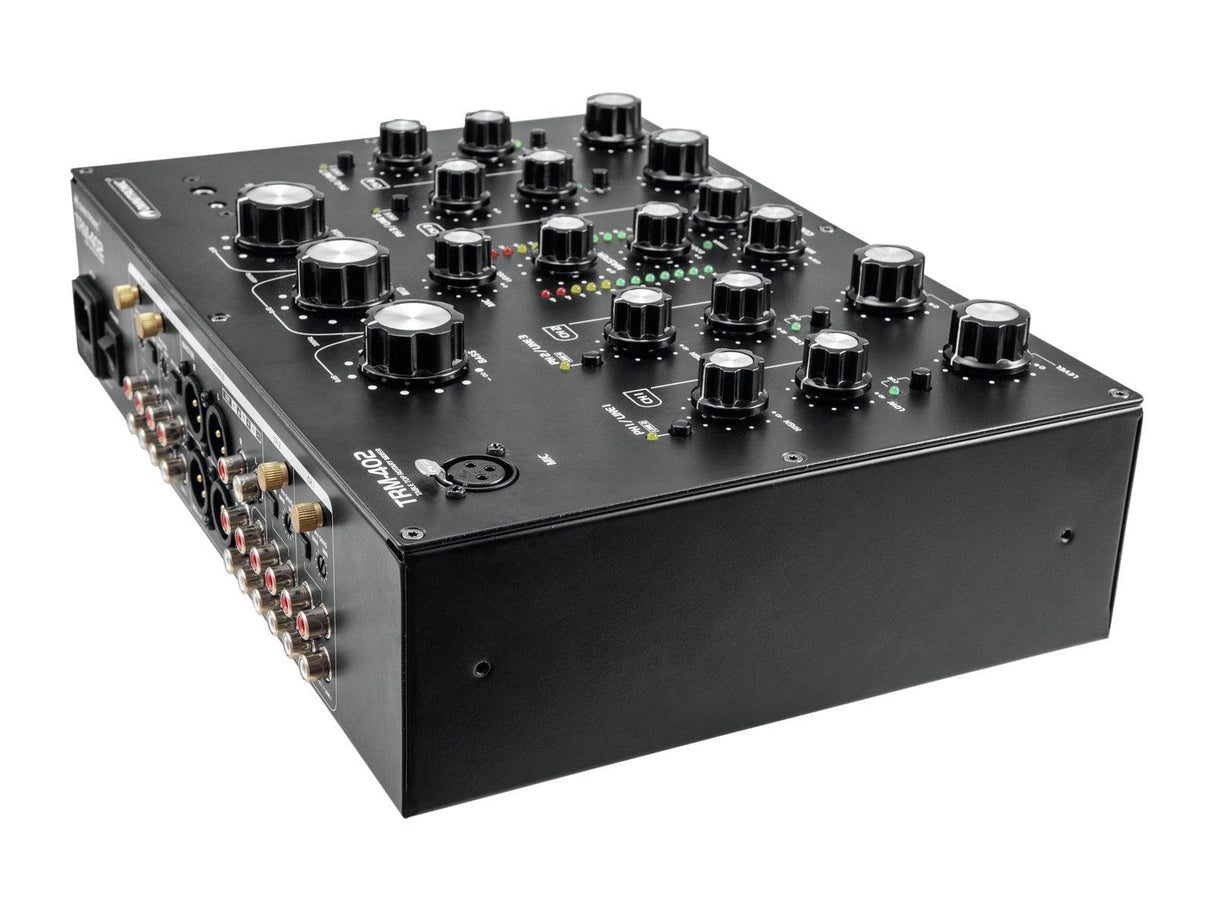 OMNITRONIC TRM402 MIXER ROTATIVO ANALOGICO 4 CANALI PER DJ - TechSoundSystem.com