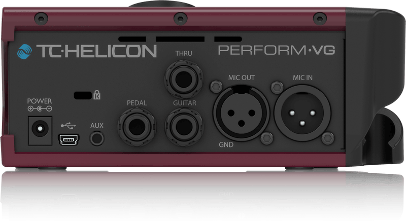 TC HELICON PERFORM VG PROCESSORE EFFETTI PER VOCE E CHITARRA ACUSTICA + PHANTOM POWER + ANTI FEEDBACK - TechSoundSystem.com