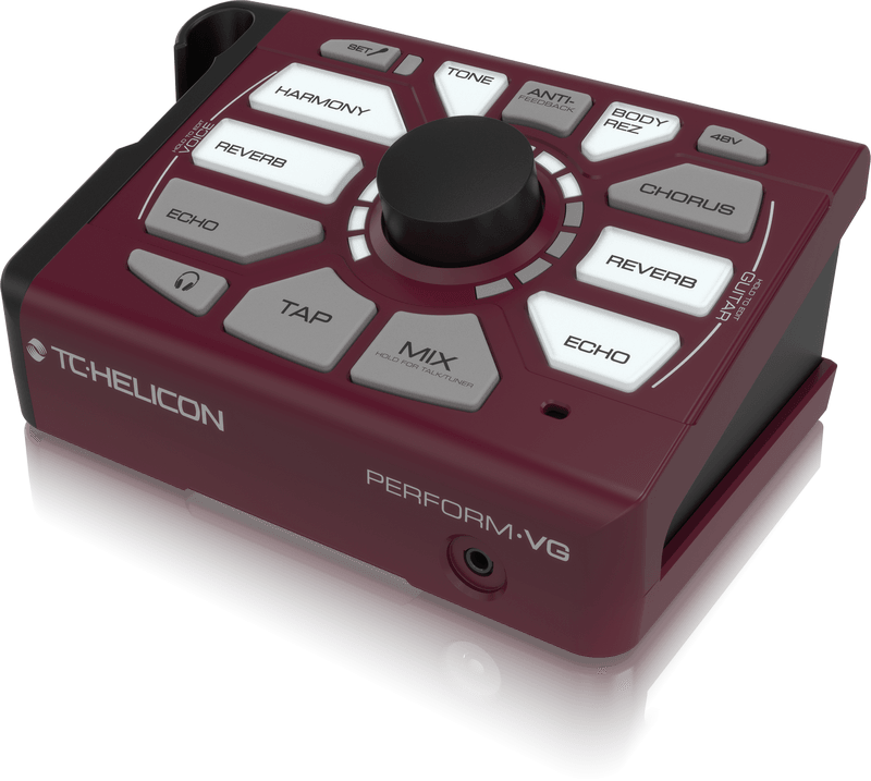 TC HELICON PERFORM VG PROCESSORE EFFETTI PER VOCE E CHITARRA ACUSTICA + PHANTOM POWER + ANTI FEEDBACK - TechSoundSystem.com