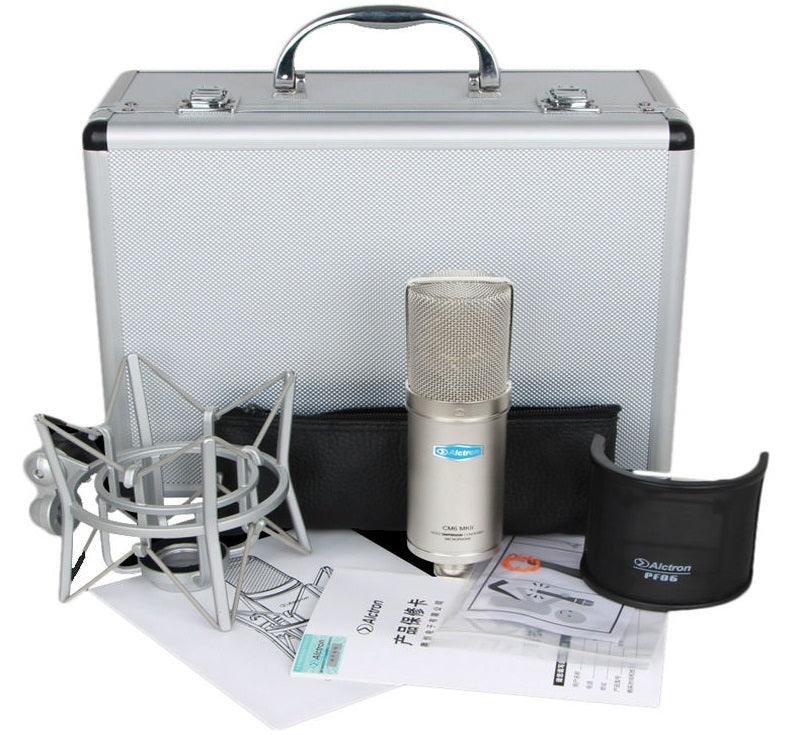 ALCTRON CM6 MKII MICROFONO DA STUDIO CARDIOIDE FET LARGO DIAFRAMMA 34MM NUOVA VERSIONE - TechSoundSystem.com