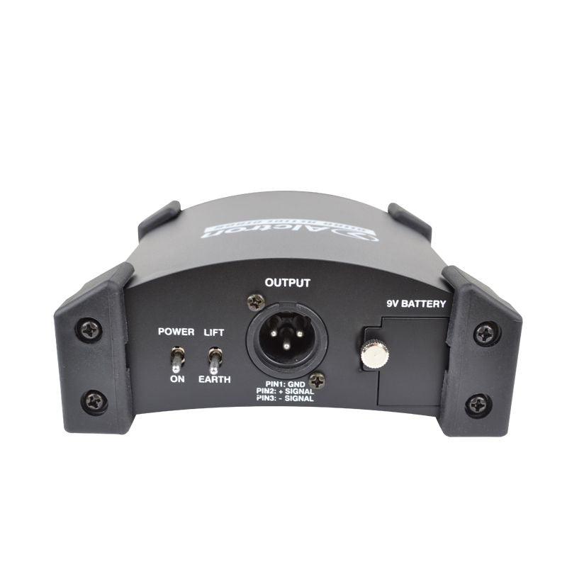 ALCTRON DI 100 DI-BOX ATTIVA 1 CANALE DI100 INPUT JACK XLR OUTPUT BILANCIATO XLR E LINK - TechSoundSystem.com