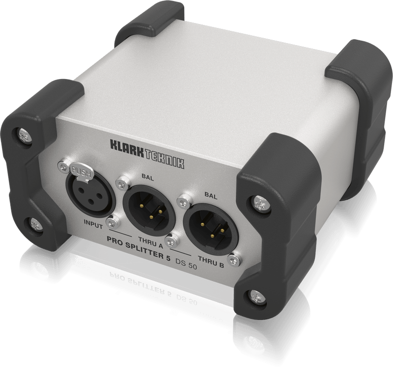 KLARK TEKNIK DS50 SPLITTER PASSIVO 1 IN 5 OUT CON TRASFORMATORE MIDAS E GAMMA DINAMICA ESTESA - TechSoundSystem.com
