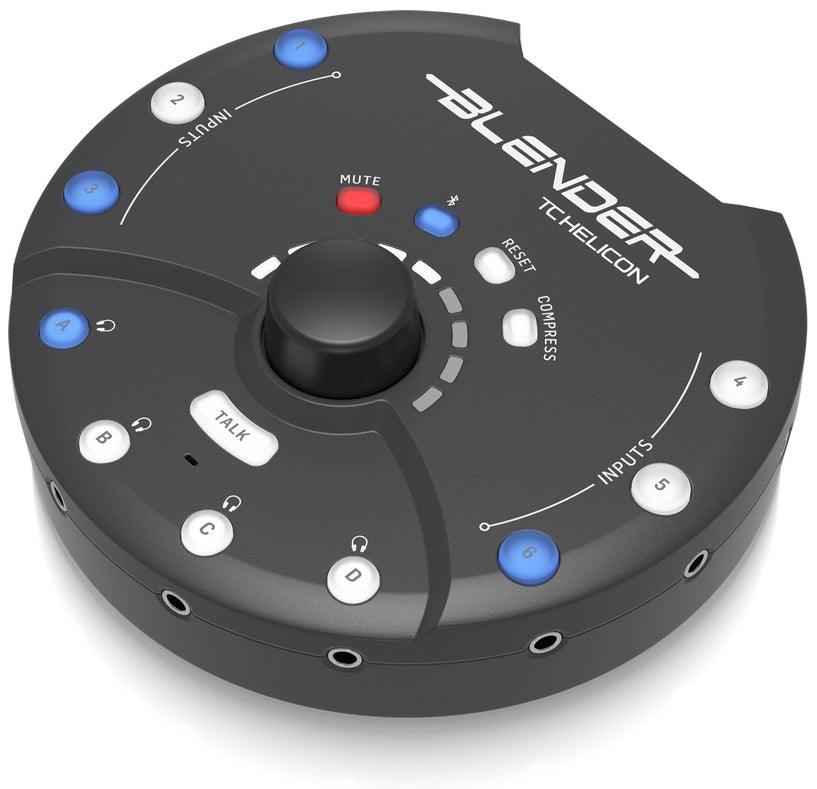 TC HELICON BLENDER MIXER STEREO PORTATILE 12 IN 8 OUT CONNETTIVITA' USB - TechSoundSystem.com