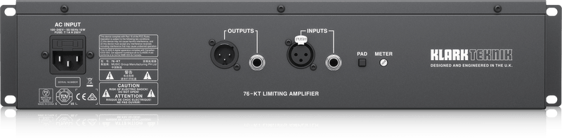 KLARK TEKNIK 76-KT COMPRESSORE LIMITER FET STYLE CLASSE A TRASFORMATORI MIDAS - TechSoundSystem.com