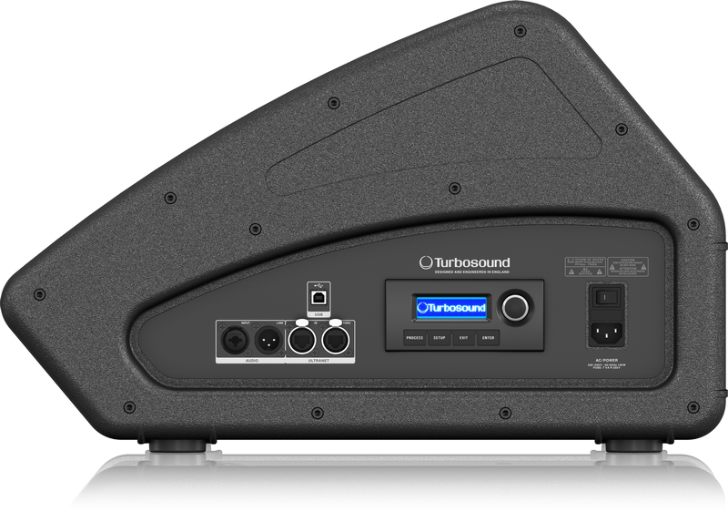 TURBOSOUND TFM152M-AN MONITOR DA PALCO ATTIVO 15" 2500 WATT 1.4" HF + DSP KLARK TEKNIK + ULTRANET DIGITAL NETWORK - TechSoundSystem.com