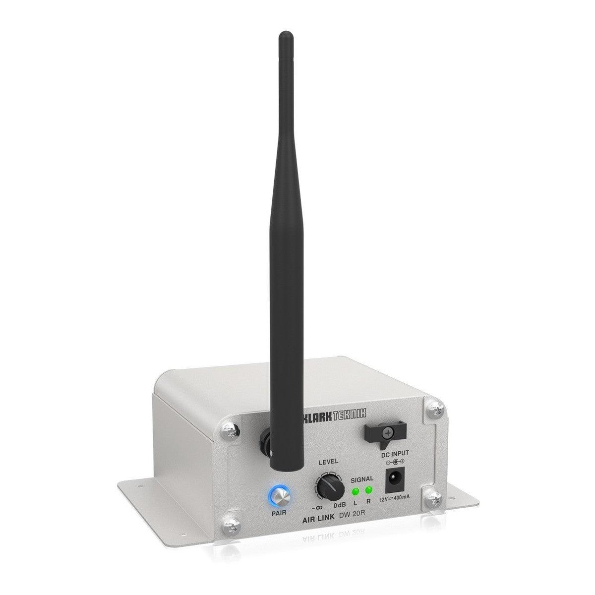 KLARK TEKNIK DW20R AIR LINK RICEVITORE AUDIO STEREO WIRELESS 2,4 GHz - TechSoundSystem.com