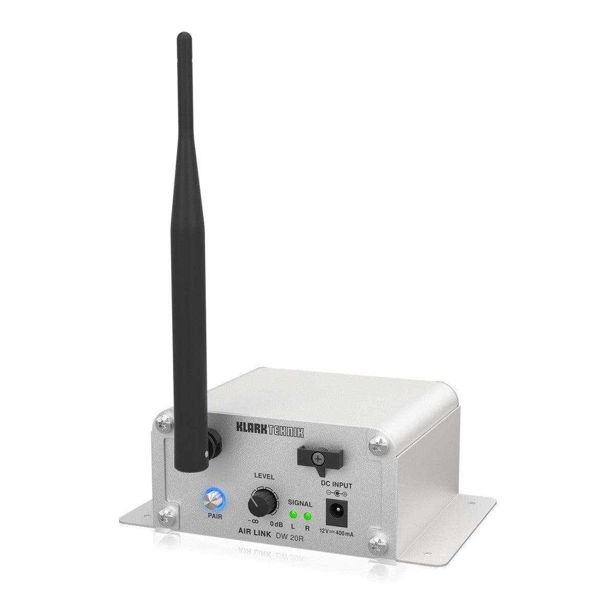 KLARK TEKNIK DW20R AIR LINK RICEVITORE AUDIO STEREO WIRELESS 2,4 GHz - TechSoundSystem.com