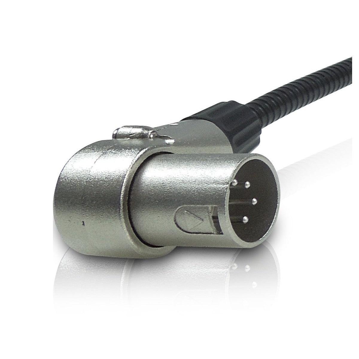 KLARK TEKNIK LED LAMP 18 RA LAMPADA FLESSIBILE LED A COLLO D'OCA CON CONNETTORE XLR 4 POLI CURVO - TechSoundSystem.com