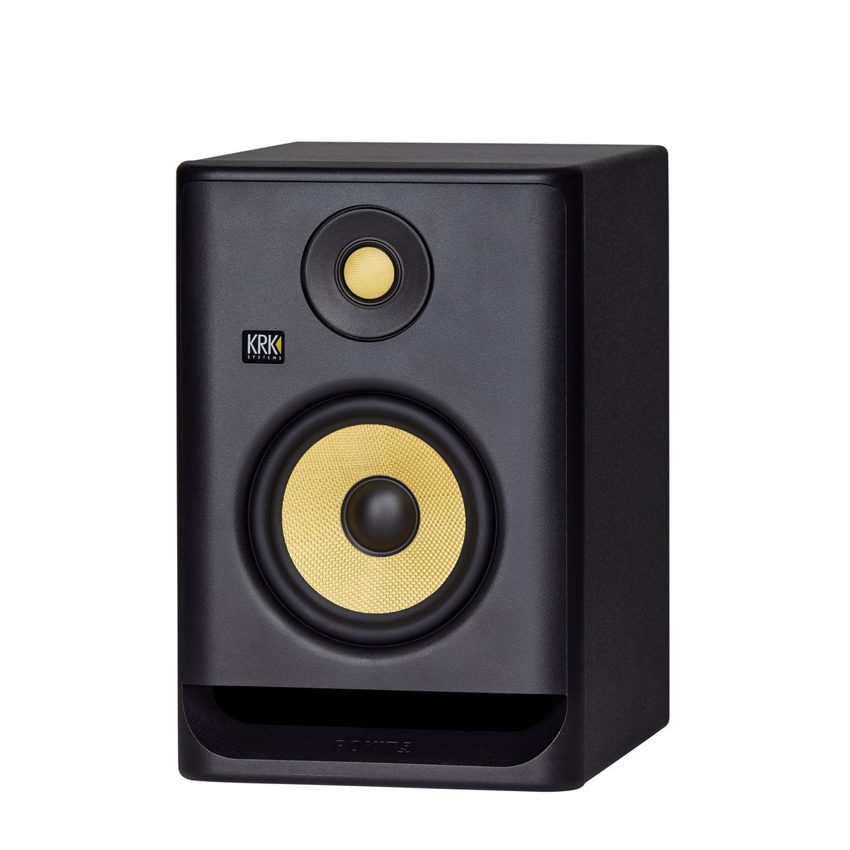 KRK RP5-G4 ROKIT MONITOR DA STUDIO 55 WATT BIAMPLIFICATO WOOFER 5" NERO + DSP ROOM TUNING TRAMITE APP - TechSoundSystem.com