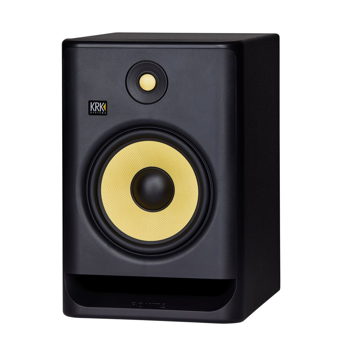 KRK RP8-G4 ROKIT MONITOR DA STUDIO 203 WATT BIAMPLIFICATO WOOFER 8" NERO + DSP ROOM TUNING TRAMITE APP - TechSoundSystem.com