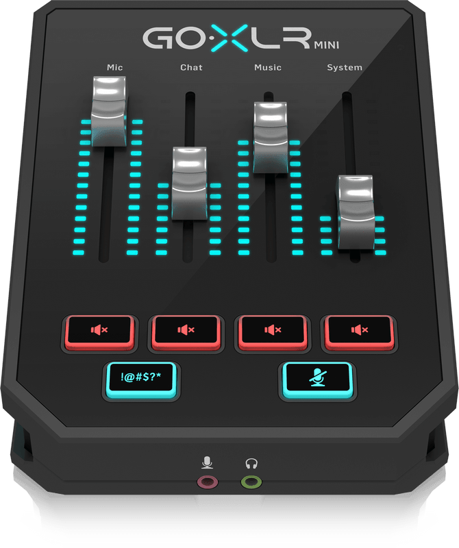 TC HELICON GO-XLR MINI MIXER DI TRASMISSIONE ONLINE CON INTERFACCIA AUDIO USB E PREAMPLIFICATORI MIDAS EX-DEMO - TechSoundSystem.com