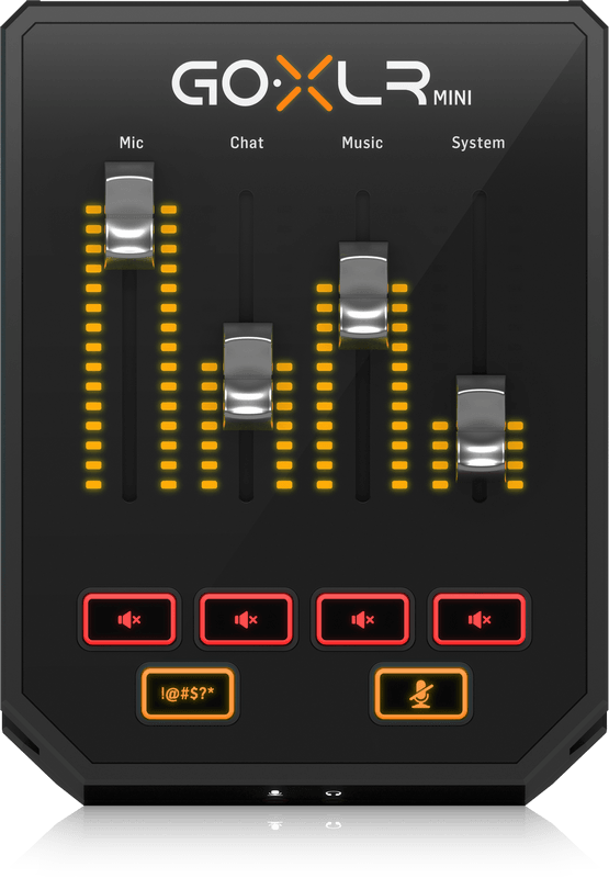 TC HELICON GO-XLR MINI MIXER DI TRASMISSIONE ONLINE CON INTERFACCIA AUDIO USB E PREAMPLIFICATORI MIDAS EX-DEMO - TechSoundSystem.com