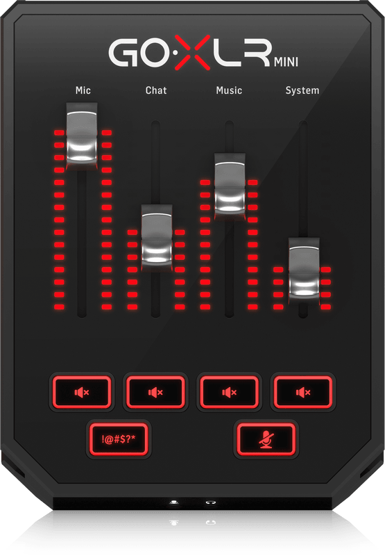 TC HELICON GO-XLR MINI MIXER DI TRASMISSIONE ONLINE CON INTERFACCIA AUDIO USB E PREAMPLIFICATORI MIDAS EX-DEMO - TechSoundSystem.com