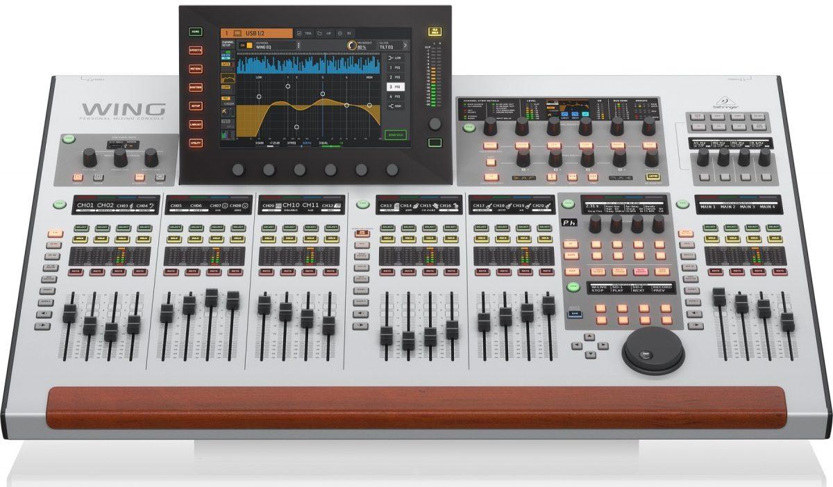 BEHRINGER WING MIXER DIGITALE 48 CANALI 8 PREAMPLIFICATORI MIDAS PRO 3 KLARK TEKNIK SUPERMAC AES50 28 BUS - TechSoundSystem.com
