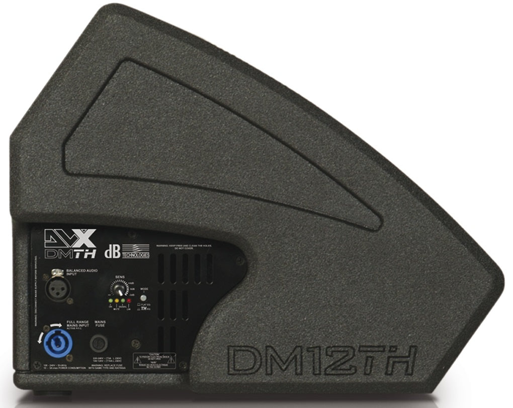 DB TECHNOLOGIES DVX DM12 TH MONITOR ATTIVO DA PALCO 1500W RMS WOOFER 12" DSP 56 BIT - TechSoundSystem.com