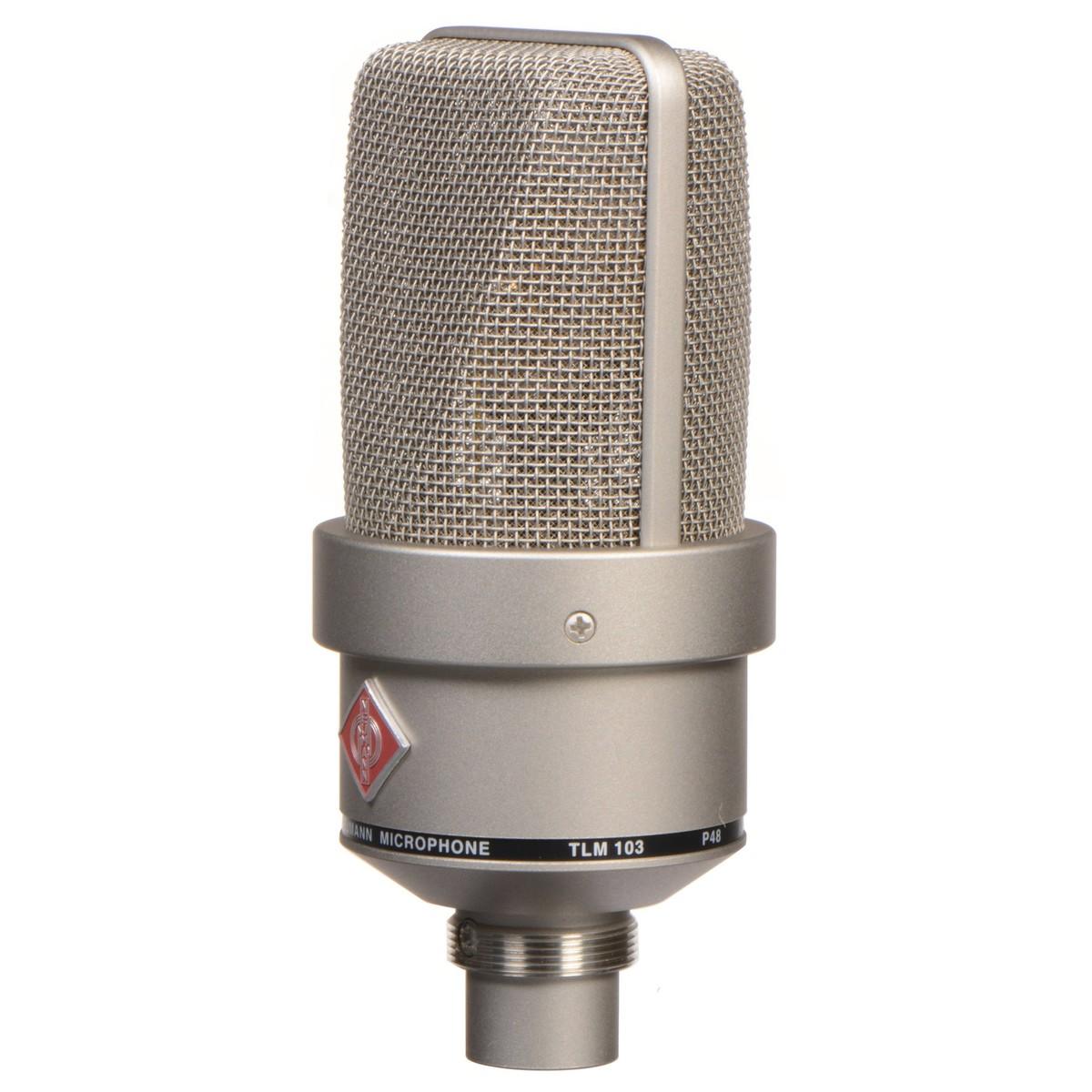 NEUMANN TLM103 MICROFONO A CONDENSATORE CARDIOIDE A CAPSULA LARGA COLORE SILVER - TechSoundSystem.com
