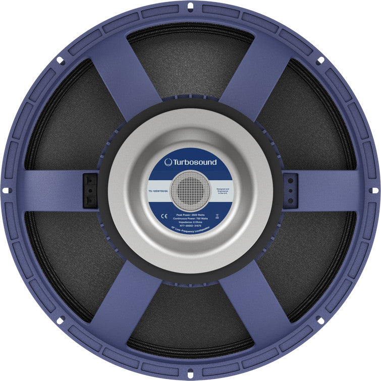 TURBOSOUND TS-18SW700/8A WOOFER 18" LOW FREQUENCY 700 WATT PER APPLICAZIONI PA - TechSoundSystem.com