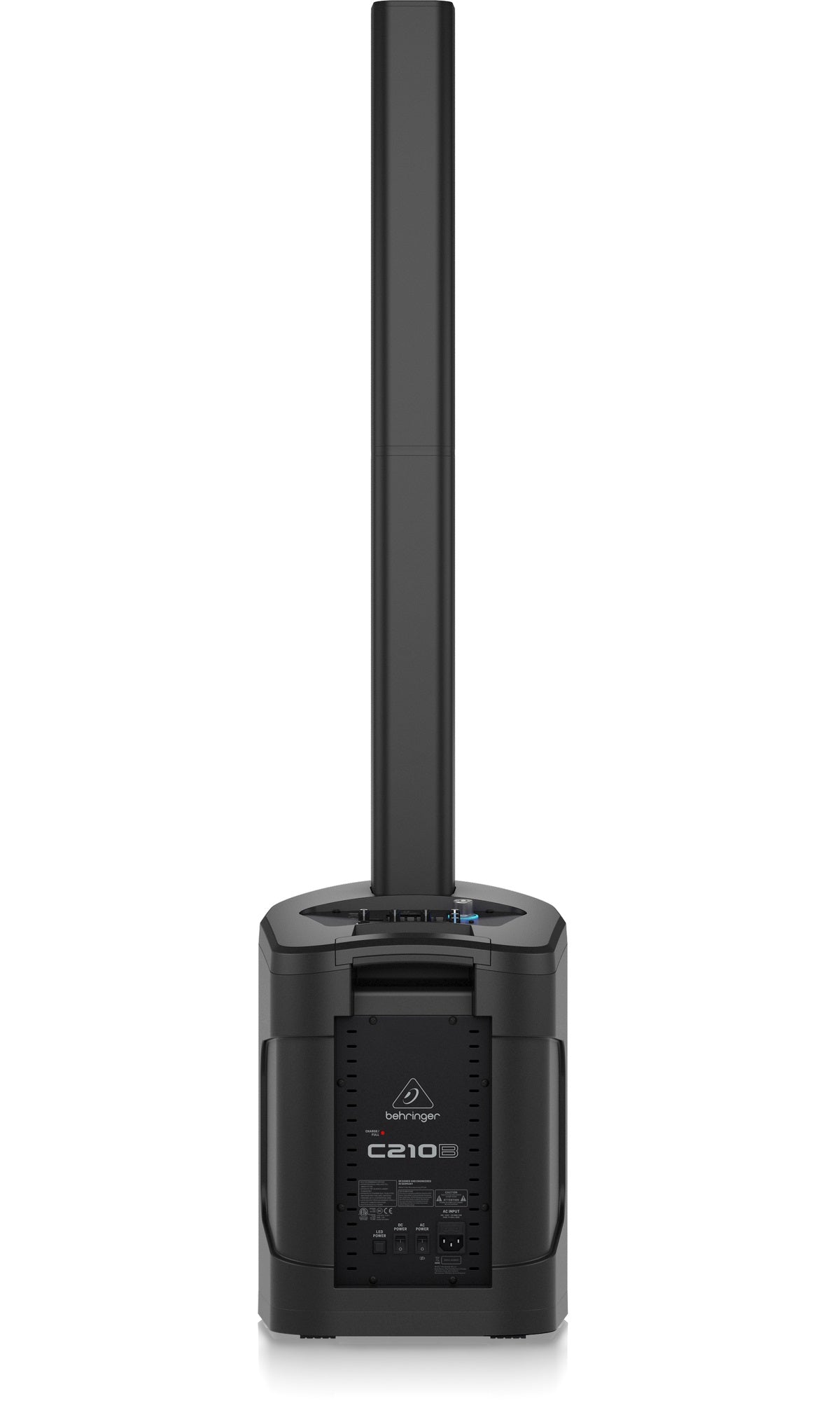 BEHRINGER C210B IMPIANTO COLONNA A BATTERIA LED-SHOW DSP TELECOMANDO SUBWOOFER-8" 4 x 2.5" 3CH BLUETOOTH MP3 USB SD/MMC 160W - TechSoundSystem.com