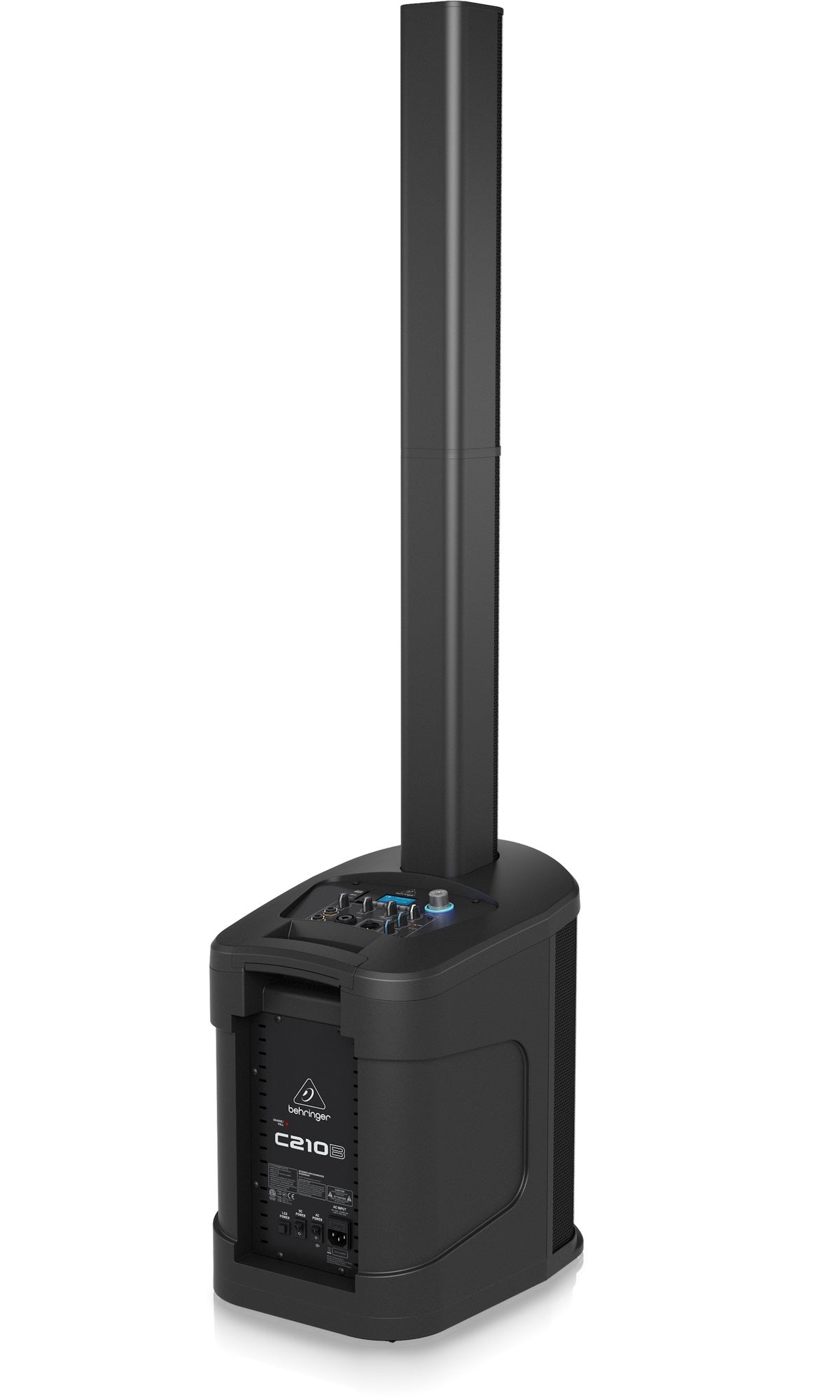 BEHRINGER C210B IMPIANTO COLONNA A BATTERIA LED-SHOW DSP TELECOMANDO SUBWOOFER-8" 4 x 2.5" 3CH BLUETOOTH MP3 USB SD/MMC 160W - TechSoundSystem.com