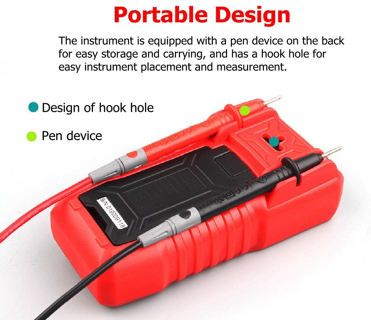 TASI TA801C MULTIMETRO DIGITALE AUTOMATICO LCD TESTER NCV TENSIONE CORRENTE ELETTRICA AC/DC - TechSoundSystem.com