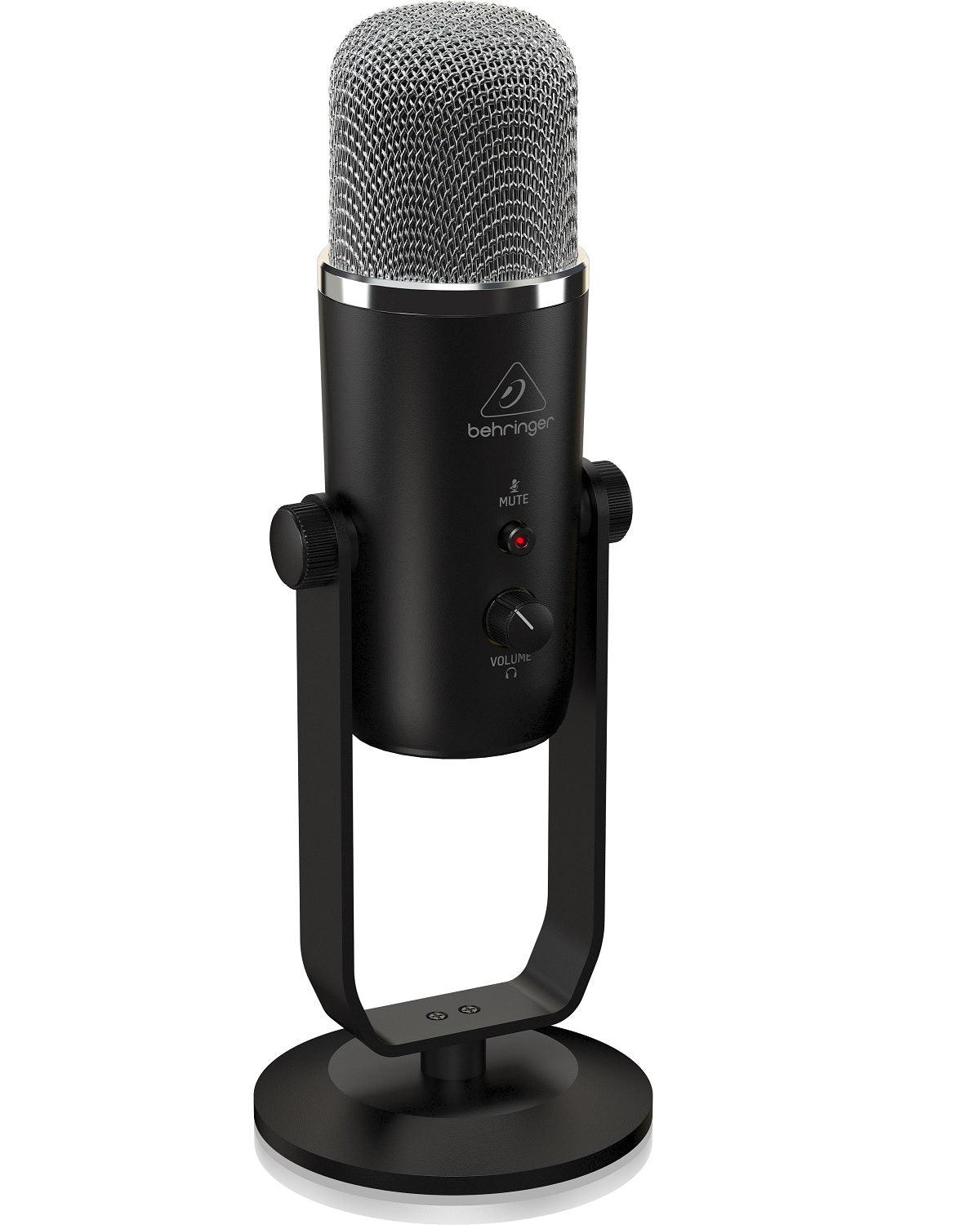 BEHRINGER BIGFOOT MICROFONO DA STUDIO USB CON 4 PATTERN CONTROLLO CUFFIA VOLUME MUTE - TechSoundSystem.com