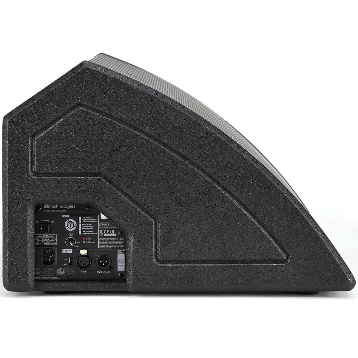 DB TECHNOLOGIES FLEXSYS FMX15 CASSA ATTIVA 1200W SPIA MONITOR DA PALCO - TechSoundSystem.com