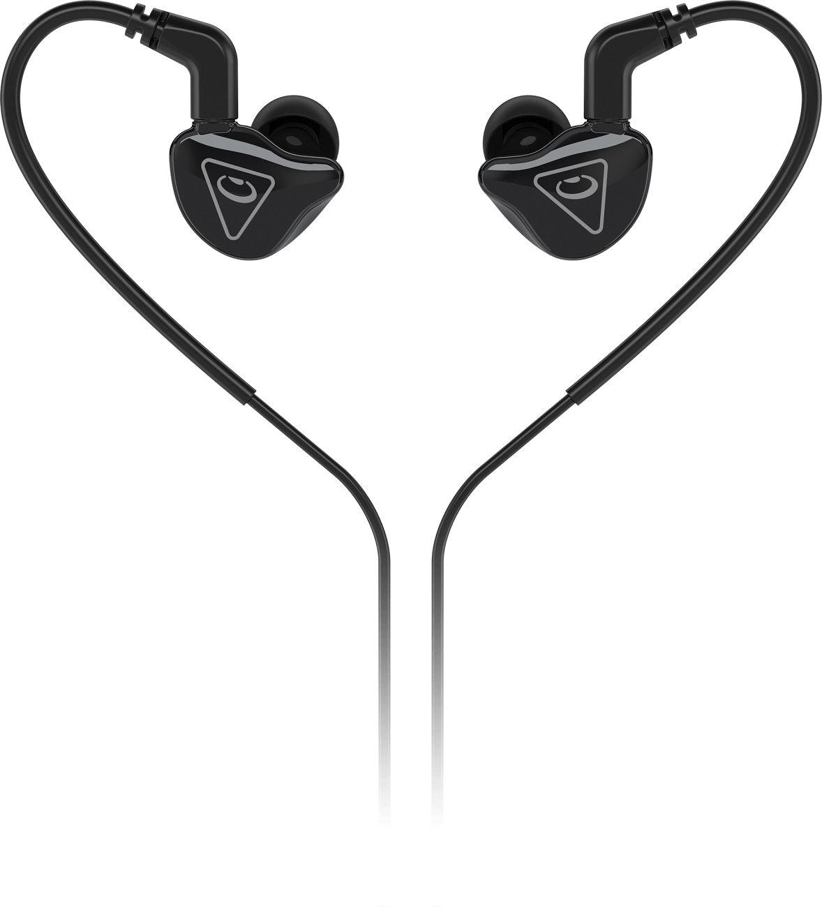 BEHRINGER MO240 AURICOLARE IN EAR MONITOR BLACK NERO EX-DEMO - TechSoundSystem.com