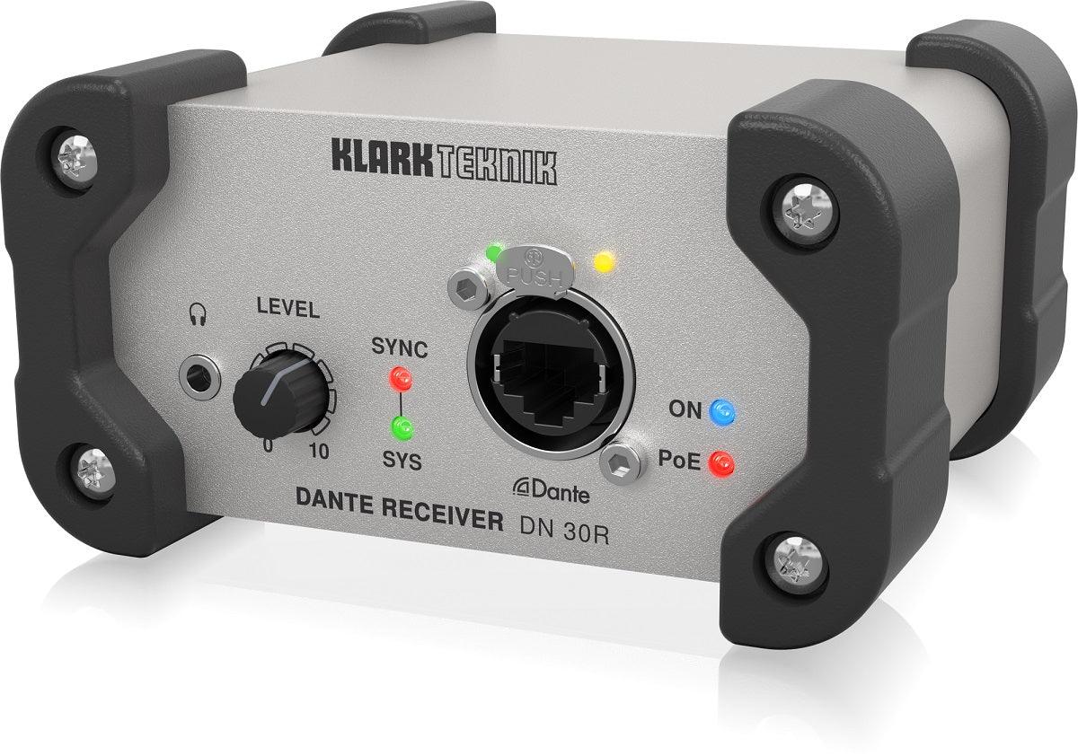 KLARK TEKNIK DN30R RICEVITORE AUDIO DANTE 2 CANALI D/A 96KHZ - TechSoundSystem.com