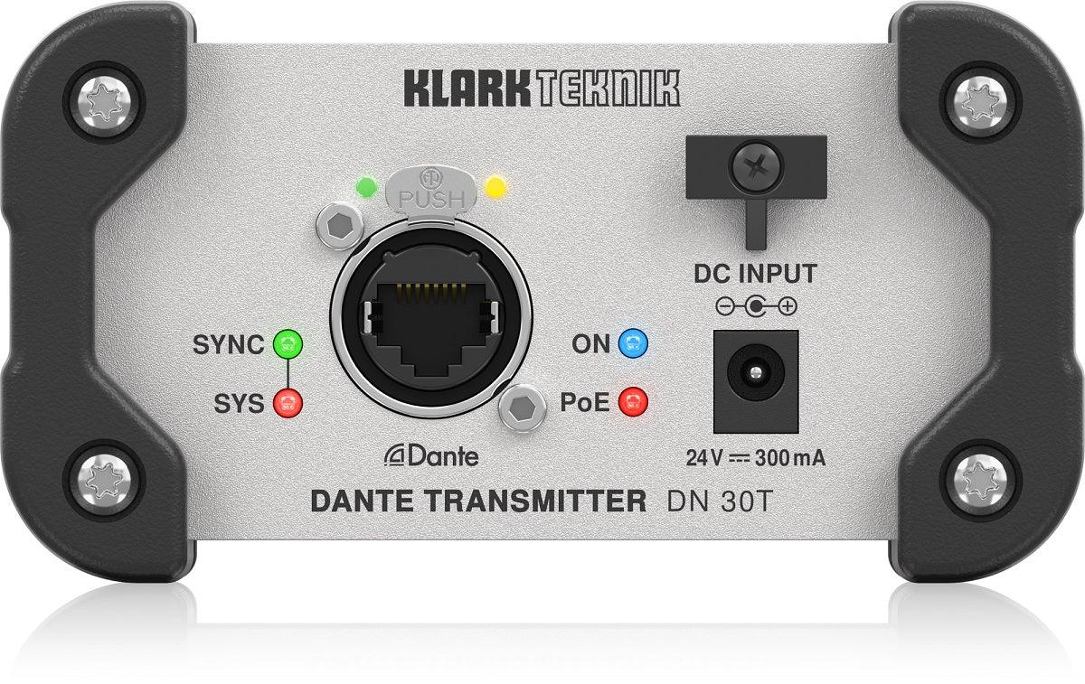 KLARK TEKNIK DN30T CONVERTITORE AUDIO DANTE 2 CANALI A/D 96KHZ - TechSoundSystem.com
