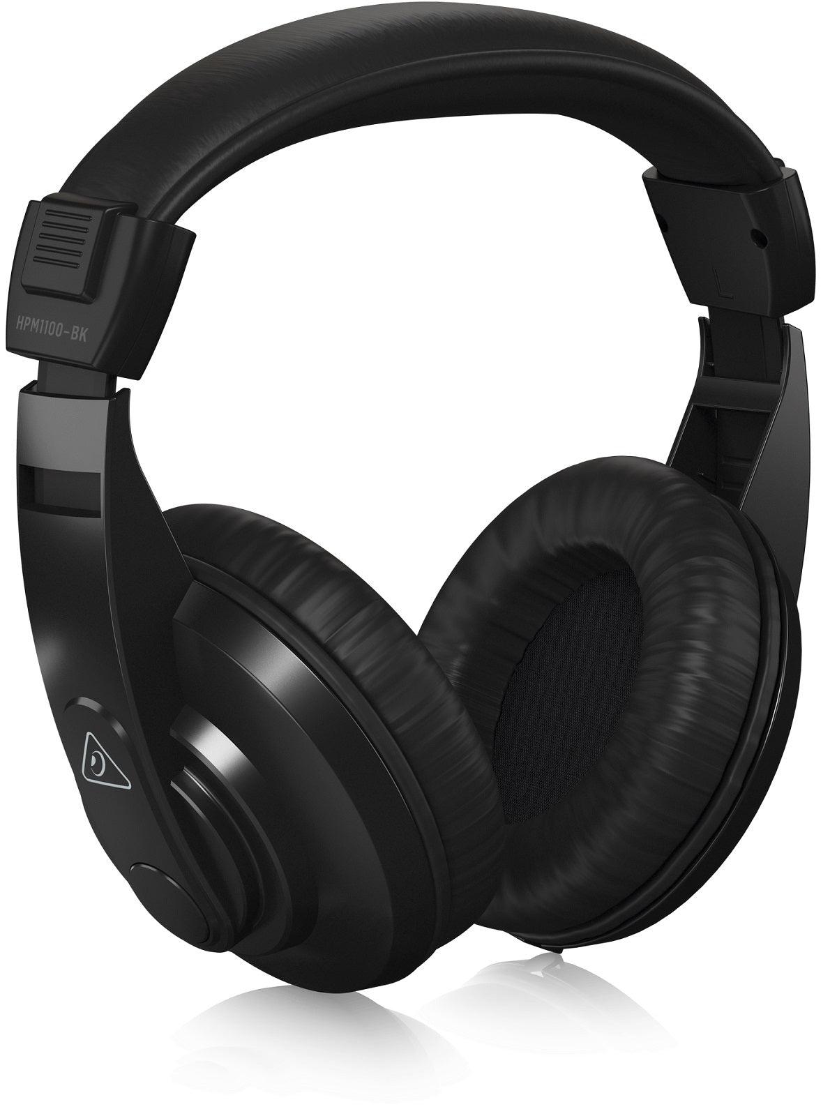 BEHRINGER HPM1100-BK CUFFIA STEREO NERA CUFFIE UNIVERSALI MP3 - TechSoundSystem.com