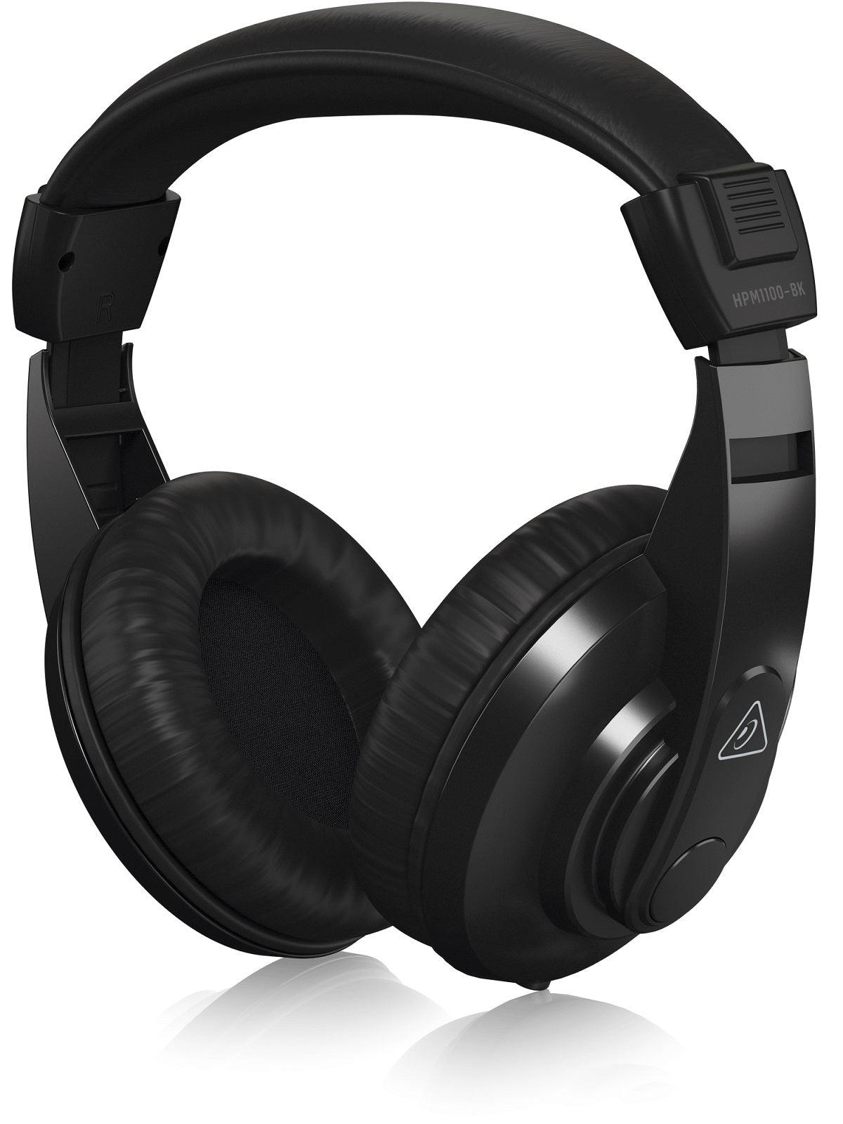 BEHRINGER HPM1100-BK CUFFIA STEREO NERA CUFFIE UNIVERSALI MP3 - TechSoundSystem.com