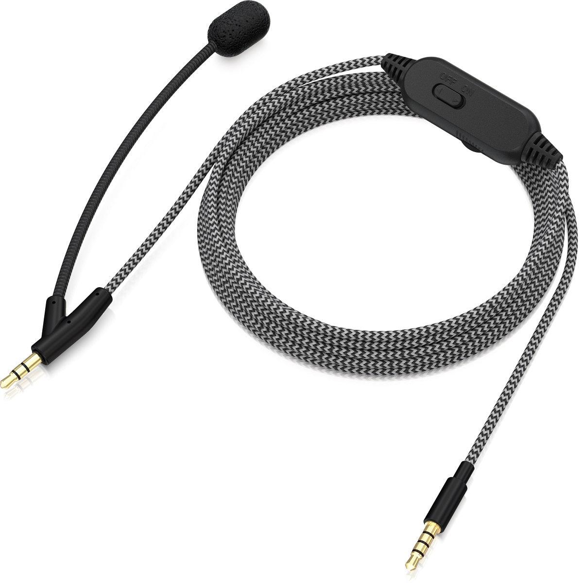 BEHRINGER BC12 PROLUNGA CAVO CUFFIE UNIVERSALE CON MICROFONO AD ASTA E CONTROLLO VOLUME - TechSoundSystem.com