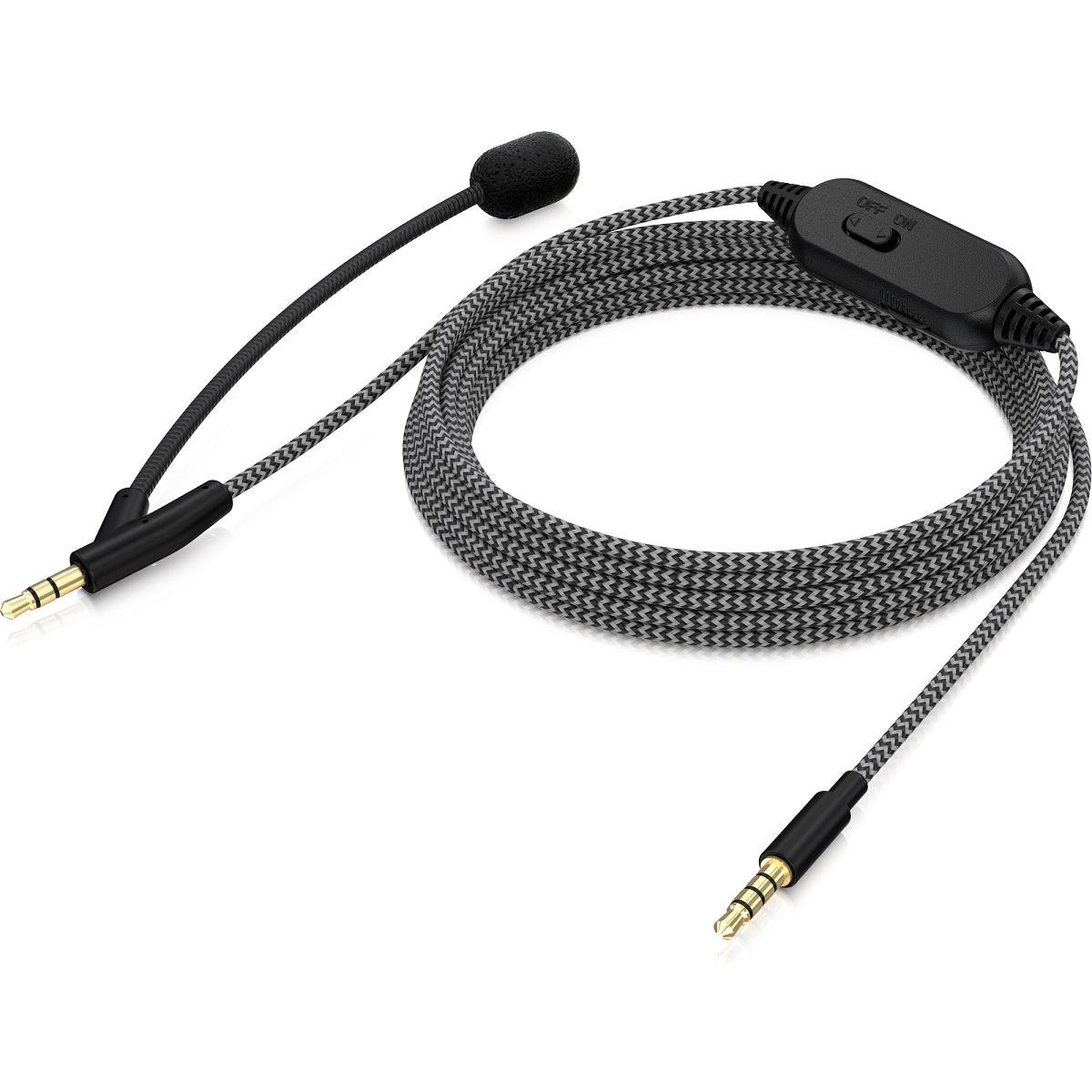 BEHRINGER BC12 PROLUNGA CAVO CUFFIE UNIVERSALE CON MICROFONO AD ASTA E CONTROLLO VOLUME - TechSoundSystem.com